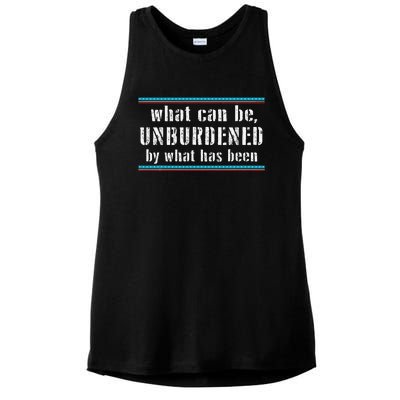 What Can Be Unburdened By What Has Been Cool Ladies PosiCharge Tri-Blend Wicking Tank