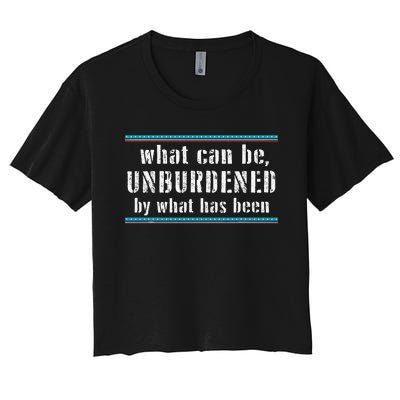 What Can Be Unburdened By What Has Been Cool Women's Crop Top Tee