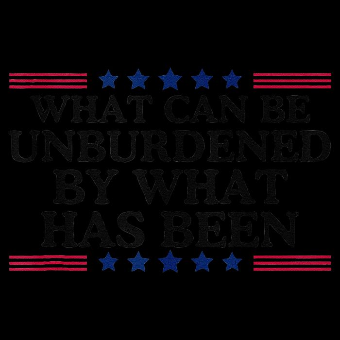 What Can Be Unburdened By What Has Been Drawstring Bag