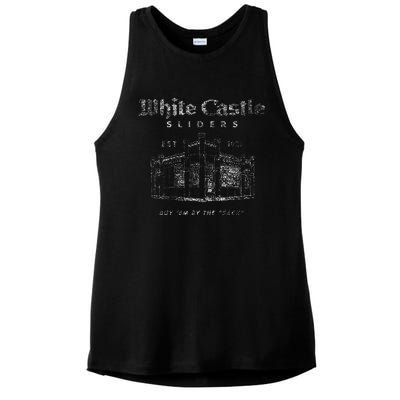 White Castle By The Sack Ladies PosiCharge Tri-Blend Wicking Tank