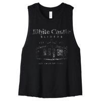 White Castle By The Sack Women's Racerback Cropped Tank