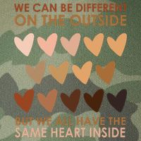 We Can Be Different On The Outside But We All Have The Same Heart Black History Legacy Tie Dye Trucker Hat