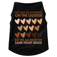 We Can Be Different On The Outside But We All Have The Same Heart Black History Doggie Tank