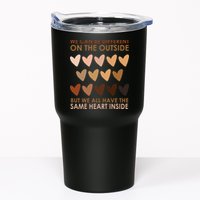 We Can Be Different On The Outside But We All Have The Same Heart Black History Tumbler