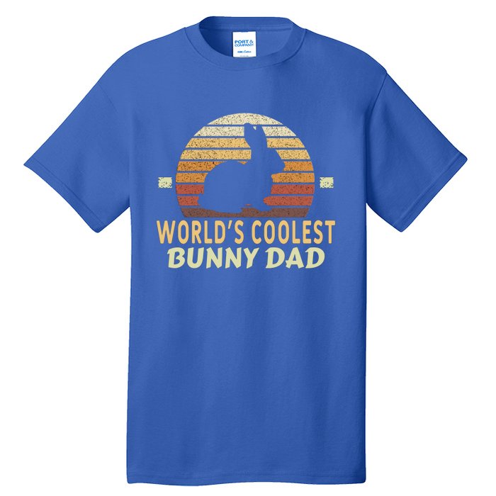 Worlds Coolest Bunny Dad Pet Cute Rabbit Gift Tall T-Shirt