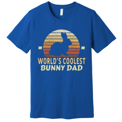 Worlds Coolest Bunny Dad Pet Cute Rabbit Gift Premium T-Shirt