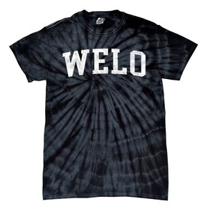 Welo Classic Bold Font Welo Birthday Gift Tie-Dye T-Shirt