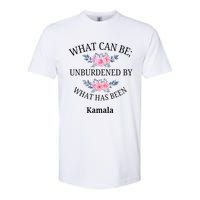 What Can Be; Unburdened By What Has Been Kamala Vote Design Softstyle CVC T-Shirt