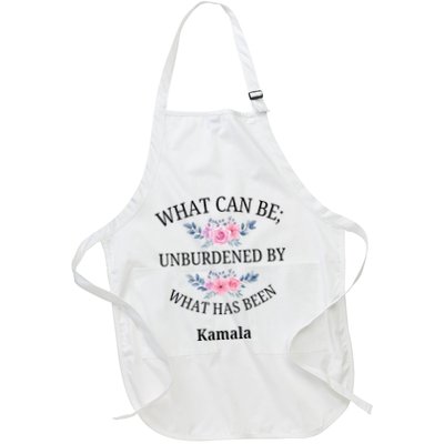 What Can Be; Unburdened By What Has Been Kamala Vote Design Full-Length Apron With Pockets