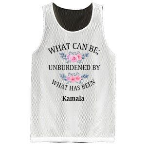 What Can Be; Unburdened By What Has Been Kamala Vote Design Mesh Reversible Basketball Jersey Tank