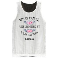 What Can Be; Unburdened By What Has Been Kamala Vote Design Mesh Reversible Basketball Jersey Tank