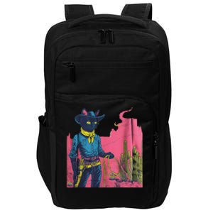 Western Cowboy Black Cat Impact Tech Backpack