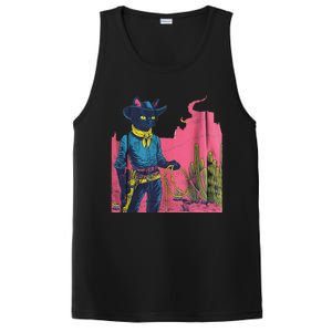 Western Cowboy Black Cat PosiCharge Competitor Tank