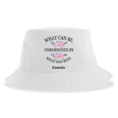 What Can Be; Unburdened By What Has Been Kamala Vote Design Sustainable Bucket Hat