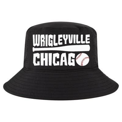 Wrigleyville Chicago Baseball American Cool Comfort Performance Bucket Hat