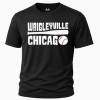 Wrigleyville Chicago Baseball American Cooling Performance Crew T-Shirt