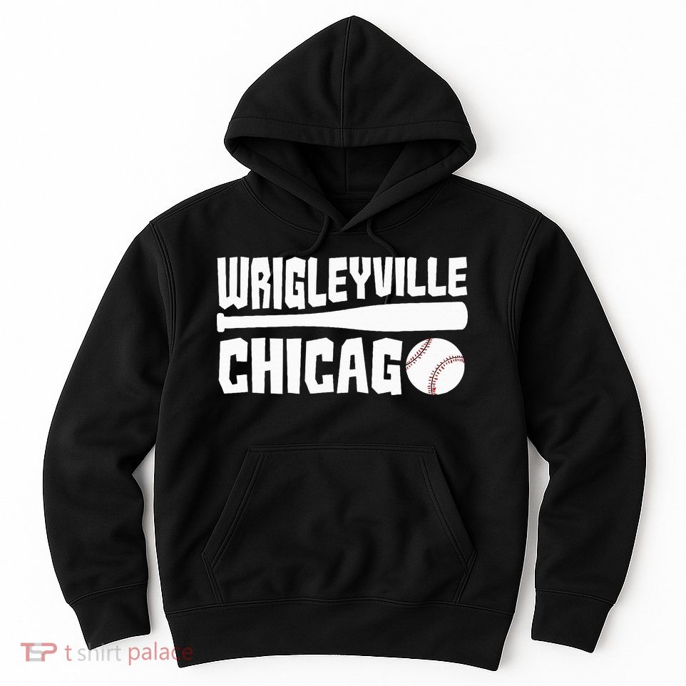 Wrigleyville Chicago Baseball American Hoodie