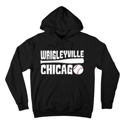 Wrigleyville Chicago Baseball American Hoodie