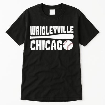 Wrigleyville Chicago Baseball American Tall T-Shirt