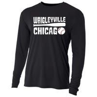 Wrigleyville Chicago Baseball American Cooling Performance Long Sleeve Crew