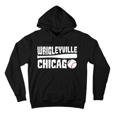 Wrigleyville Chicago Baseball American Tall Hoodie