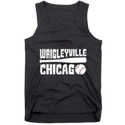 Wrigleyville Chicago Baseball American Tank Top