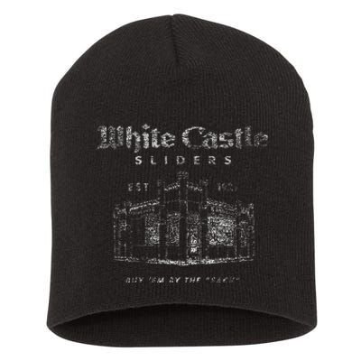 White Castle By The Sack Short Acrylic Beanie