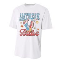 Western Cowgirl Boots Retro American Babe Design Performance Sprint T-Shirt