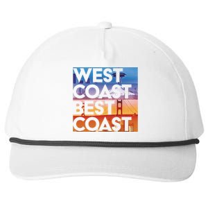 West Coast Best Coast Seaposfla Snapback Five-Panel Rope Hat