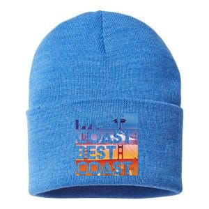 West Coast Best Coast Seaposfla Sustainable Knit Beanie