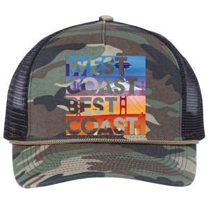 West Coast Best Coast Seaposfla Retro Rope Trucker Hat Cap