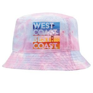 West Coast Best Coast Seaposfla Tie-Dyed Bucket Hat