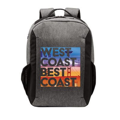 West Coast Best Coast Seaposfla Vector Backpack