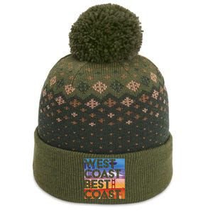 West Coast Best Coast Seaposfla The Baniff Cuffed Pom Beanie