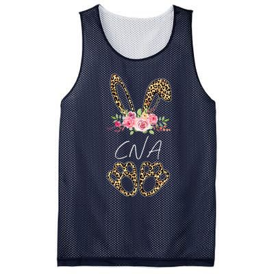 Womens CNA Bunny Leopard Flowers Easter Gifts Mesh Reversible Basketball Jersey Tank