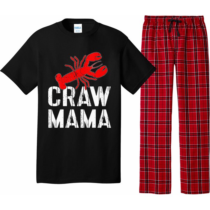 Womens Crawfish Boil Tee Funny Love Crayfish Craw Mama Crawfish Pajama Set