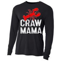 Womens Crawfish Boil Tee Funny Love Crayfish Craw Mama Crawfish Cooling Performance Long Sleeve Crew