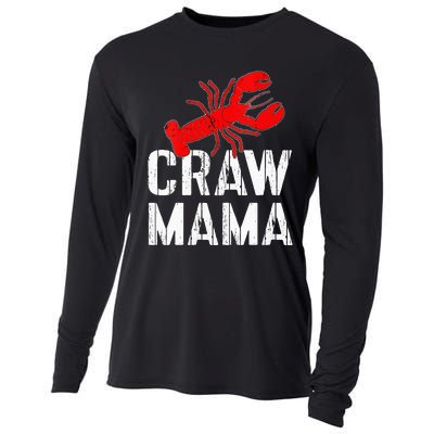 Womens Crawfish Boil Tee Funny Love Crayfish Craw Mama Crawfish Cooling Performance Long Sleeve Crew