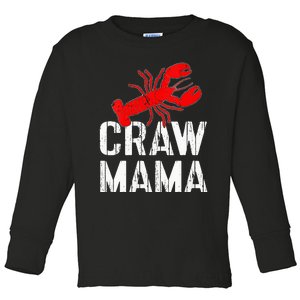 Womens Crawfish Boil Tee Funny Love Crayfish Craw Mama Crawfish Toddler Long Sleeve Shirt