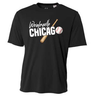 Wrigleyville Chicago Baseball American Cooling Performance Crew T-Shirt