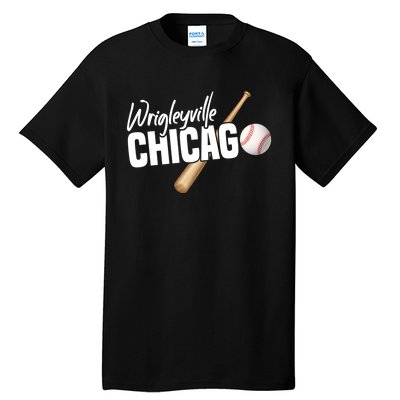 Wrigleyville Chicago Baseball American Tall T-Shirt