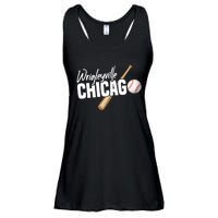 Wrigleyville Chicago Baseball American Ladies Essential Flowy Tank