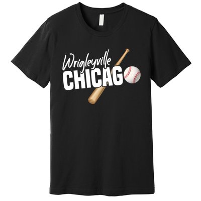 Wrigleyville Chicago Baseball American Premium T-Shirt