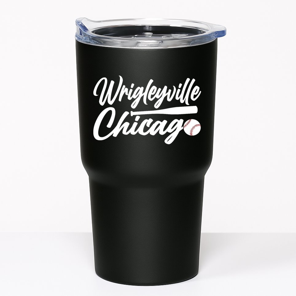 Wrigleyville Chicago Baseball American Tumbler