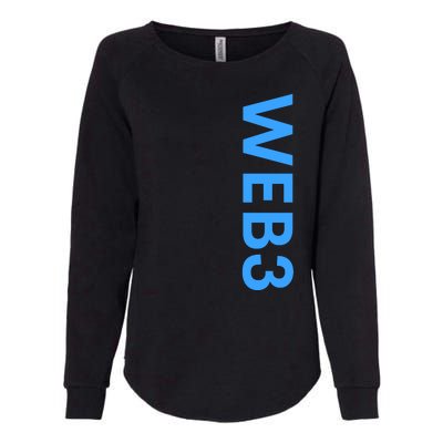 WEB3 Crypto Blockchain NFT Internet3.0 DeFi Metaverse Web3.0 Womens California Wash Sweatshirt