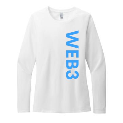 WEB3 Crypto Blockchain NFT Internet3.0 DeFi Metaverse Web3.0 Womens CVC Long Sleeve Shirt