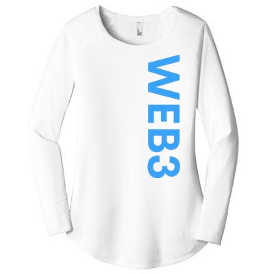 WEB3 Crypto Blockchain NFT Internet3.0 DeFi Metaverse Web3.0 Women's Perfect Tri Tunic Long Sleeve Shirt