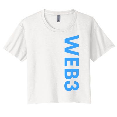 WEB3 Crypto Blockchain NFT Internet3.0 DeFi Metaverse Web3.0 Women's Crop Top Tee