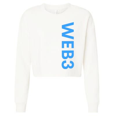 WEB3 Crypto Blockchain NFT Internet3.0 DeFi Metaverse Web3.0 Cropped Pullover Crew