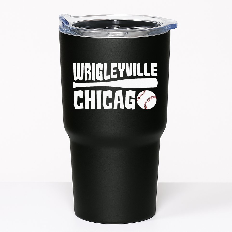 Wrigleyville Chicago Baseball American  Tumbler
